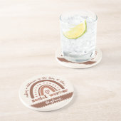 Cadeautjes voor de Afstuderen van de Aangepaste so Zandsteen Onderzetter (Zijkant)