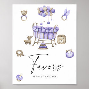 Cadeautjes voor een babyshower voor een kleintje poster