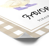 Cadeautjes voor Little Duck Baby shower Poster (Hoek)