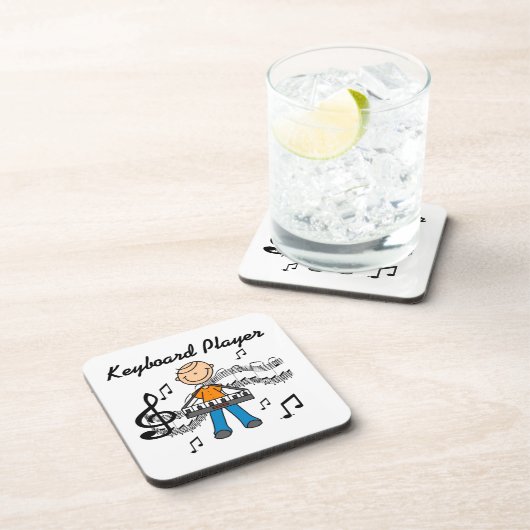 Cadeautjes voor mannelijke toetsenbordtoetsenbords drankjes onderzetter (Rechterzijde)