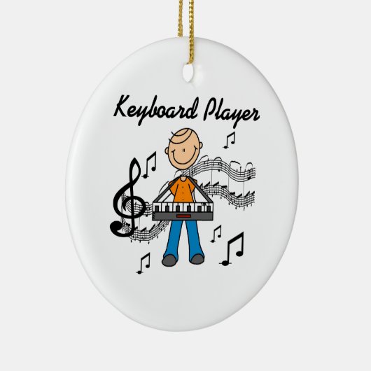 Cadeautjes voor mannelijke toetsenbordtoetsenbords keramisch ornament (Rechts)