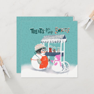 Cadeautjes Voor Mijn Zoetjes Sneeuwvrouw Kerstkaar Kaart