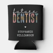 Cadeautjes voor toekomstige tandheelkundige studen blikjeskoeler (Achterkant)