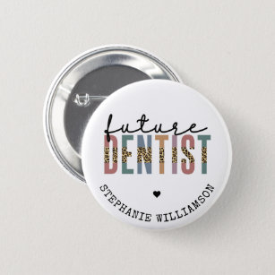 Cadeautjes voor toekomstige tandheelkundige studen ronde button 5,7 cm