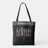Cadeautjes voor toekomstige tandheelkundige studen tote bag (Achterkant)
