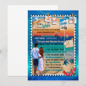 Cadeautjes voor vrouw | Brief aan mijn vrouw Liefs Kaart (Voorkant / Achterkant)