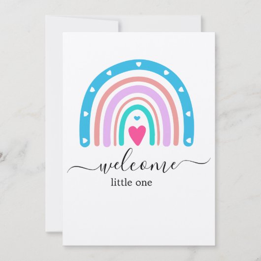 Cadeauuitnodiging voor babyfeest - aangepaste jong kaart (Voorkant)