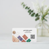 Cadeauverpakking Aangepaste QR Visitekaartje (Staand voorkant)