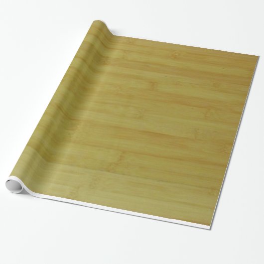 Cadeauverpakking - Bamboe Boards Cadeaupapier (Uitgerold)