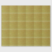 Cadeauverpakking - betegelde bamboe planken cadeaupapier (Vlak)