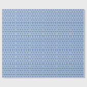 Cadeauverpakking - Blauwe driehoeken Cadeaupapier (Vlak)