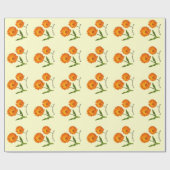 Cadeauverpakking - Calendula bloesems Cadeaupapier (Vlak)