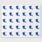 Cadeauverpakking - Cartoon walvis Cadeaupapier (Vlak)