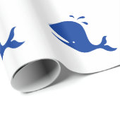 Cadeauverpakking - Cartoon walvis Cadeaupapier (Rol Hoek)