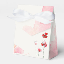 Cadeauverpakking. "Coquelicots" Bedankdoosjes