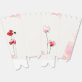 Cadeauverpakking. "Coquelicots" Bedankdoosjes (Ongevouwen)