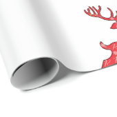 Cadeauverpakking - De rendieren Cadeaupapier (Rol Hoek)