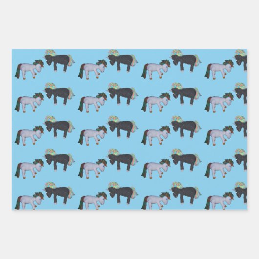 Cadeauverpakking - Eenhoorns Inpakpapier Vel (Voorkant 2)