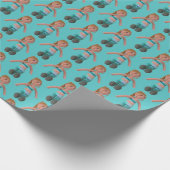 Cadeauverpakking - Exerciserende dollar Cadeaupapier (Hoek)