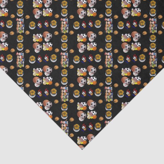 Cadeauverpakking Football Sport Tissuepapier (Detail)