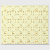 Cadeauverpakking - Golden Jubileum Bells Cadeaupapier (Vlak)