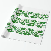 Cadeauverpakking - Grote hollebladeren Cadeaupapier (Uitgerold)