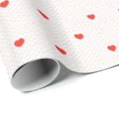 Cadeauverpakking - Harten Cadeaupapier (Rol Hoek)