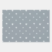 Cadeauverpakking in grijze tinten inpakpapier vel (Voorkant 3)