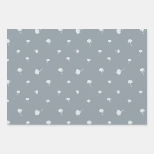 Cadeauverpakking in grijze tinten inpakpapier vel (Voorkant 3)