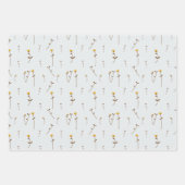 Cadeauverpakking in grijze tinten inpakpapier vel (Voorkant 2)