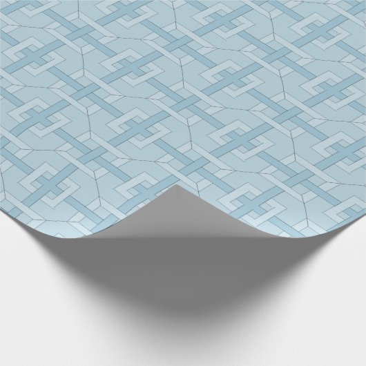 Cadeauverpakking - Interwoven Squares Cadeaupapier (Hoek)