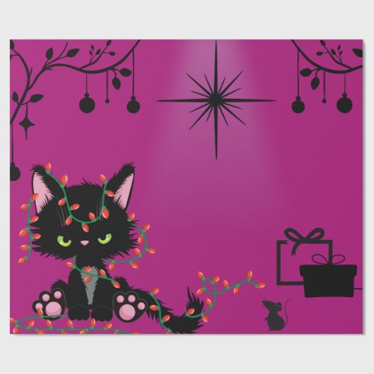 Cadeauverpakking - Kattenthema - Gatito Cat Cadeaupapier (Vlak)