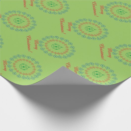 Cadeauverpakking - kerstdecoratie cadeaupapier (Hoek)