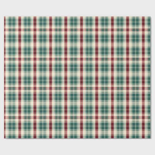 Cadeauverpakking - Kerstplaid #04 Cadeaupapier (Vlak)