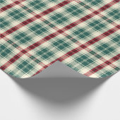 Cadeauverpakking - Kerstplaid #04 Cadeaupapier (Hoek)