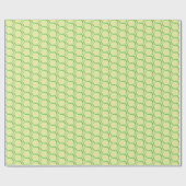 Cadeauverpakking - Kettingkoppelingen - groen op g Cadeaupapier (Vlak)