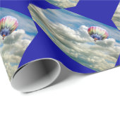 Cadeauverpakking - luchtballon cadeaupapier (Rol Hoek)