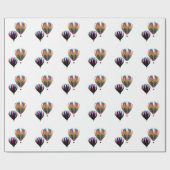 Cadeauverpakking - Luchtballonnen Cadeaupapier (Vlak)