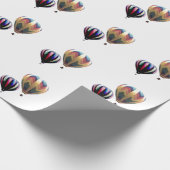 Cadeauverpakking - Luchtballonnen Cadeaupapier (Hoek)