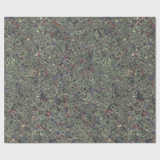 Cadeauverpakking met gemarmerd papier (Vlak)