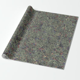 Cadeauverpakking met gemarmerd papier