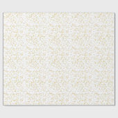 Cadeauverpakking met goudstofconfetti cadeaupapier (Vlak)