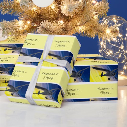 Cadeauverpakking - modelvliegtuig cadeaupapier (Feestdagen)