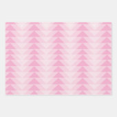 Cadeauverpakking - overlappende driehoeken inpakpapier vel (Voorkant 2)