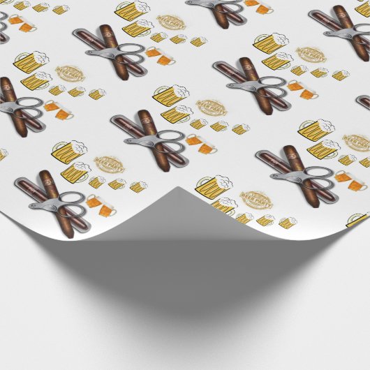 Cadeauverpakking Papier Bierfeest (Hoek)