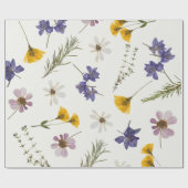 Cadeauverpakking Papier Wildflower Bloemen Tuin Fe (Vlak)