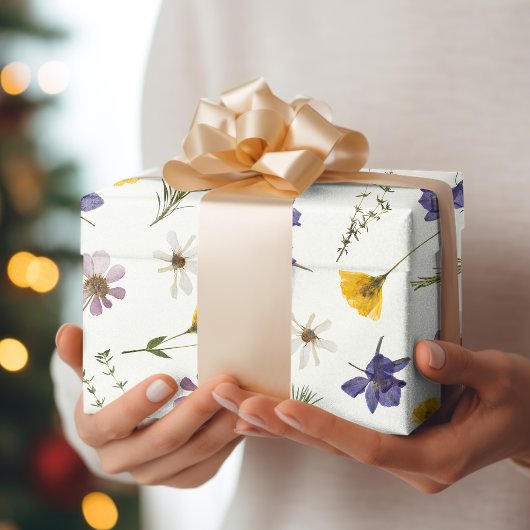 Cadeauverpakking Papier Wildflower Bloemen Tuin Fe