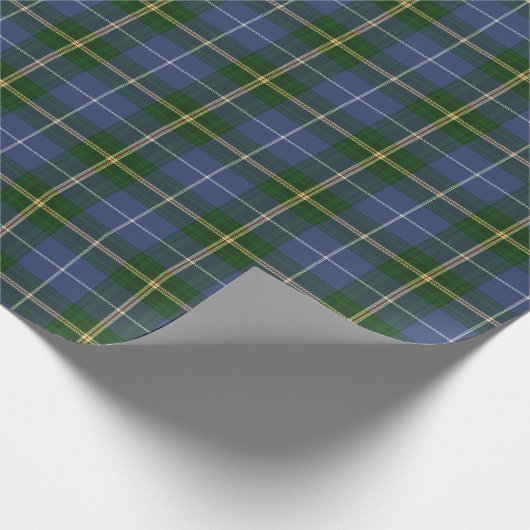 cadeauverpakking Papierblauw Nova Scotia Tartan Cadeaupapier (Hoek)