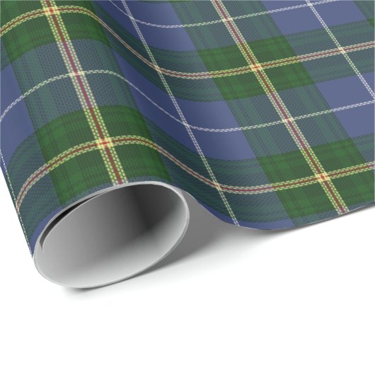 cadeauverpakking Papierblauw Nova Scotia Tartan Cadeaupapier (Rol Hoek)