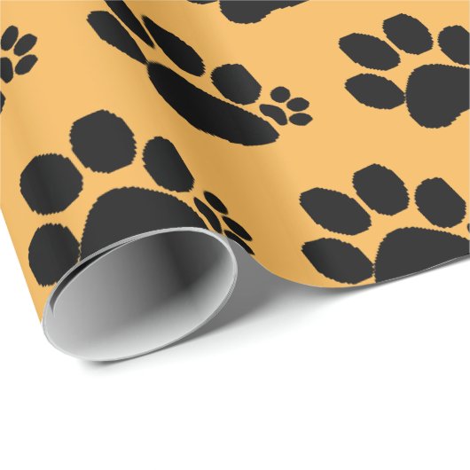 Cadeauverpakking - Polydactylpaw afdrukken op Sina Cadeaupapier (Rol Hoek)